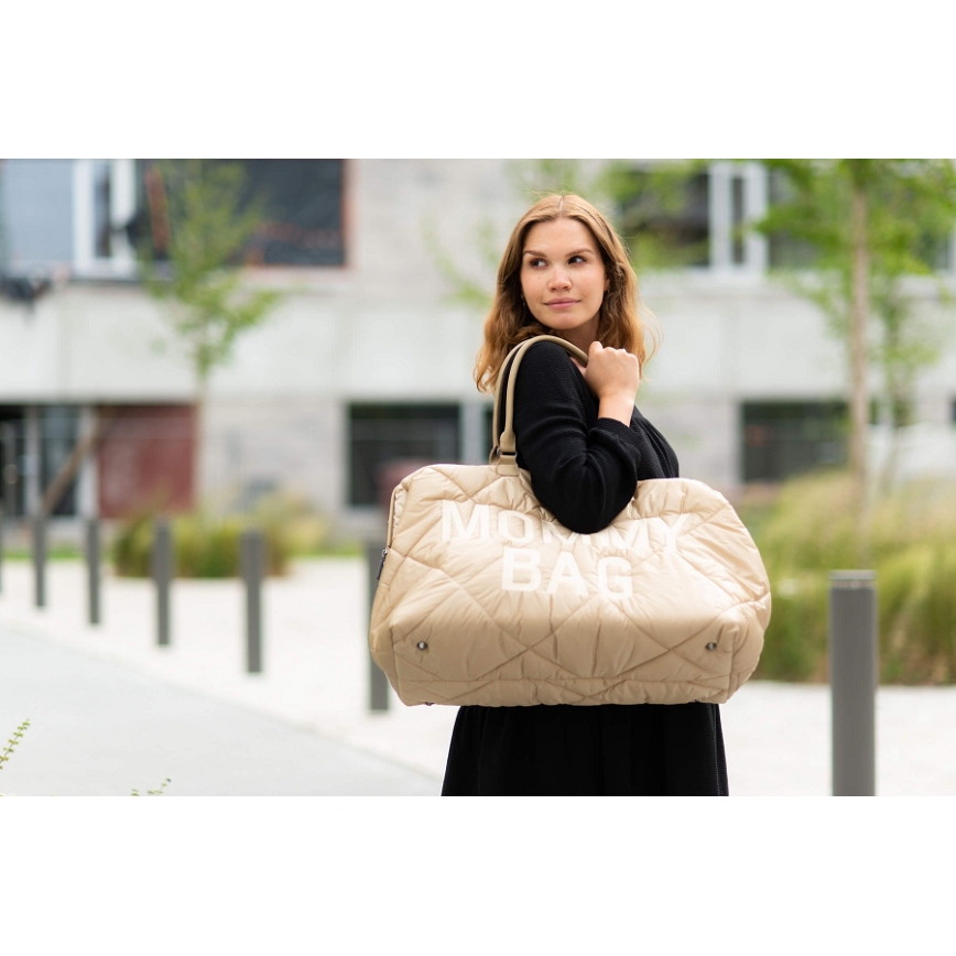 Childhome - Changing bag MOMMY BAG PUFFERED beige