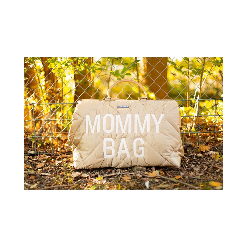 Childhome - Changing bag MOMMY BAG PUFFERED beige