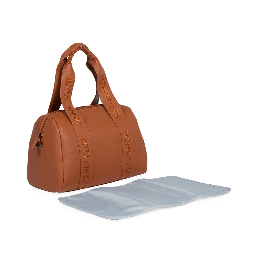 Childhome - Changing bag MOMMY CLUB brown