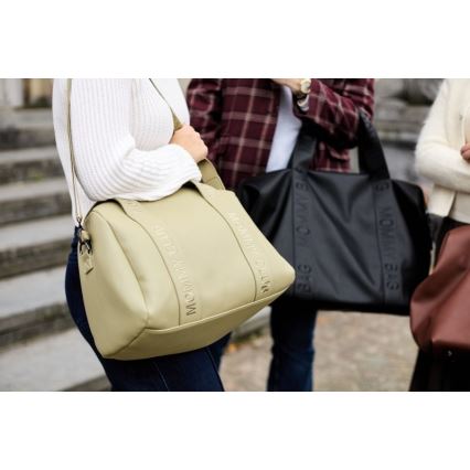 Childhome - Changing bag MOMMY CLUB LEATHER beige