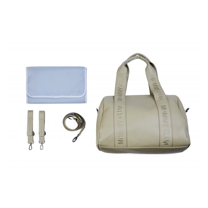 Childhome - Changing bag MOMMY CLUB LEATHER beige