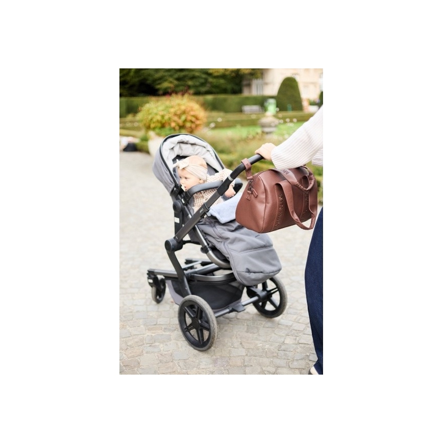 Childhome - Changing bag MOMMY CLUB LEATHER brown