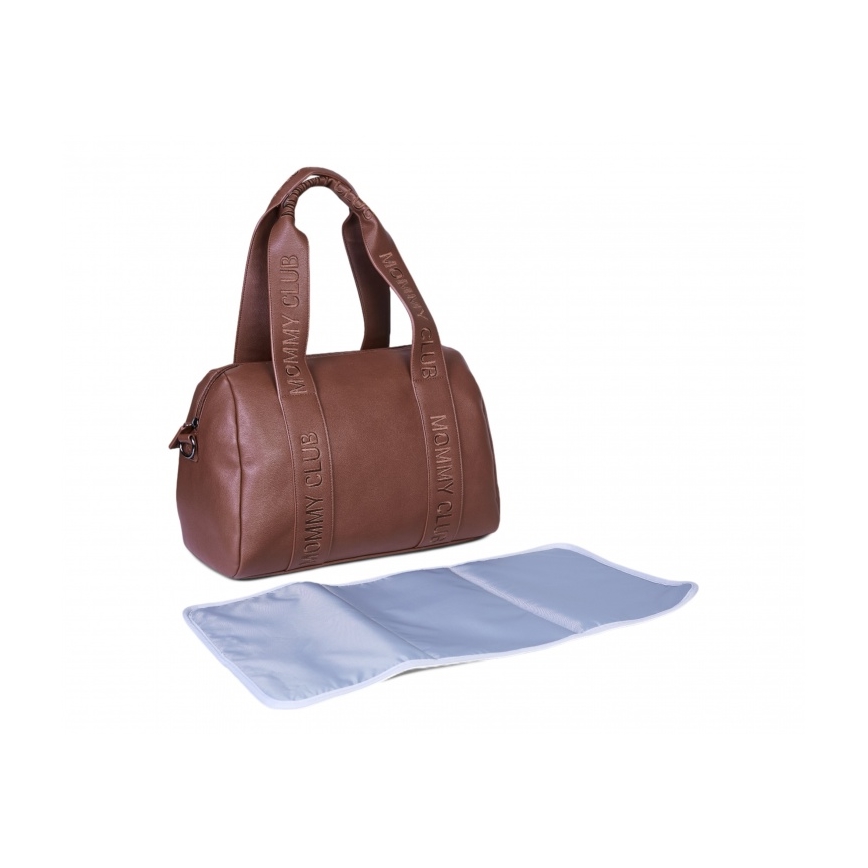 Childhome - Changing bag MOMMY CLUB LEATHER brown