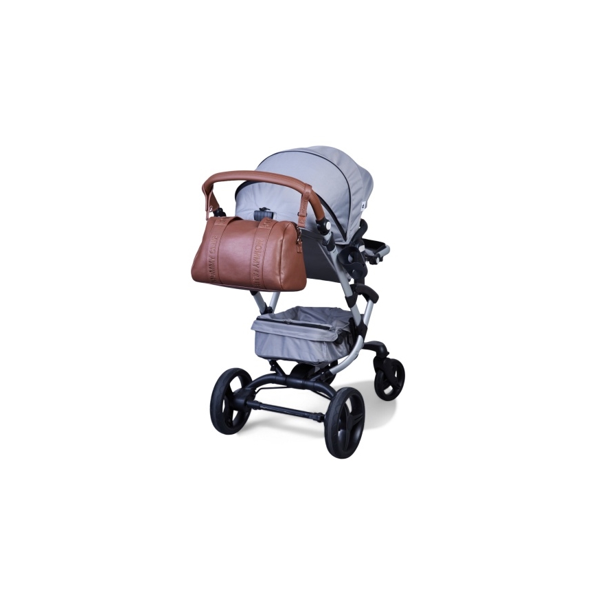 Childhome - Changing bag MOMMY CLUB LEATHER brown