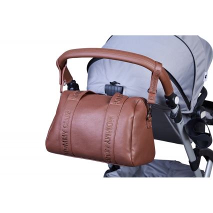 Childhome - Changing bag MOMMY CLUB LEATHER brown