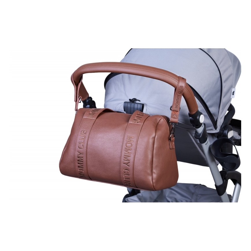 Childhome - Changing bag MOMMY CLUB LEATHER brown
