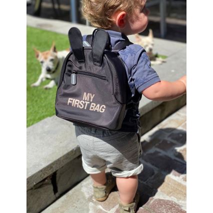 Childhome - Children's backpack MY FIRST BAG black
