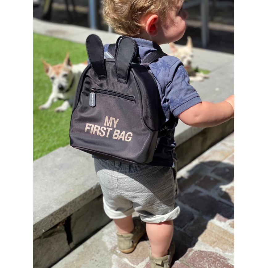 Childhome - Children's backpack MY FIRST BAG black