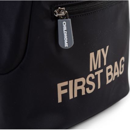 Childhome - Children's backpack MY FIRST BAG black