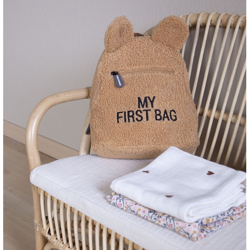 Childhome - Children's backpack MY FIRST BAG brown