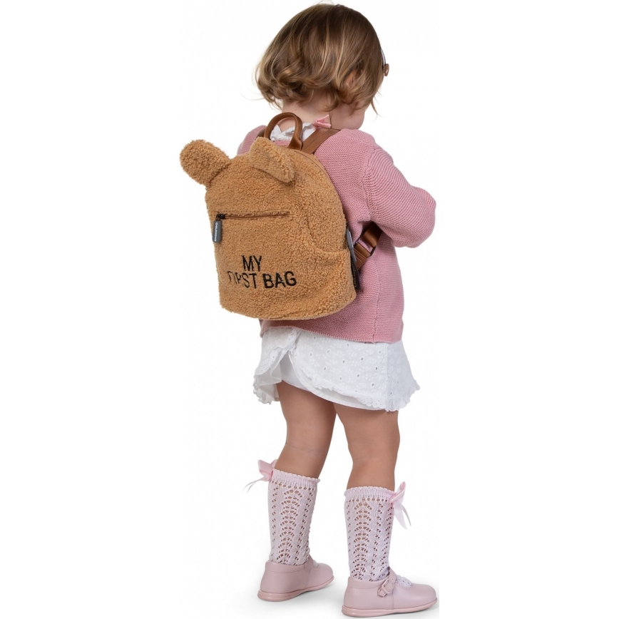 Childhome - Children's backpack MY FIRST BAG brown