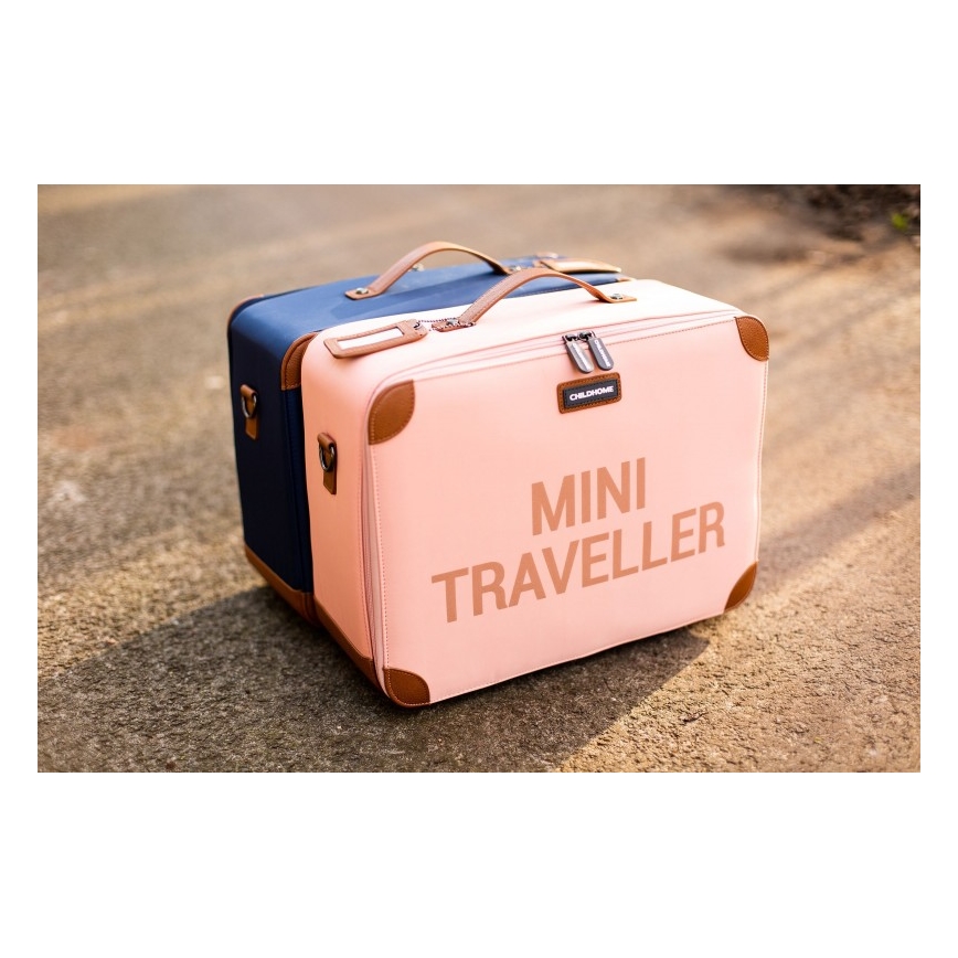 Childhome - Children's travel suitcase COPPER pink