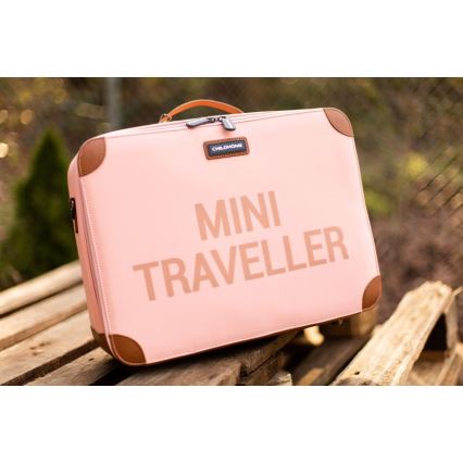 Childhome - Children's travel suitcase COPPER pink