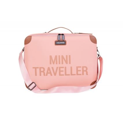 Childhome - Children's travel suitcase COPPER pink