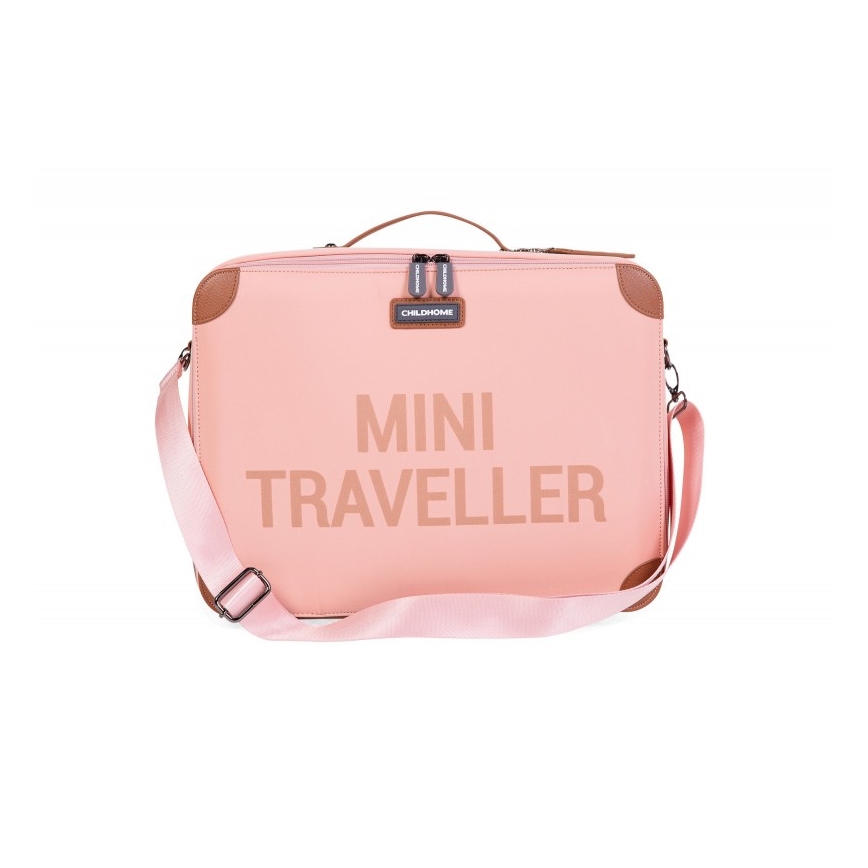 Childhome - Children's travel suitcase COPPER pink