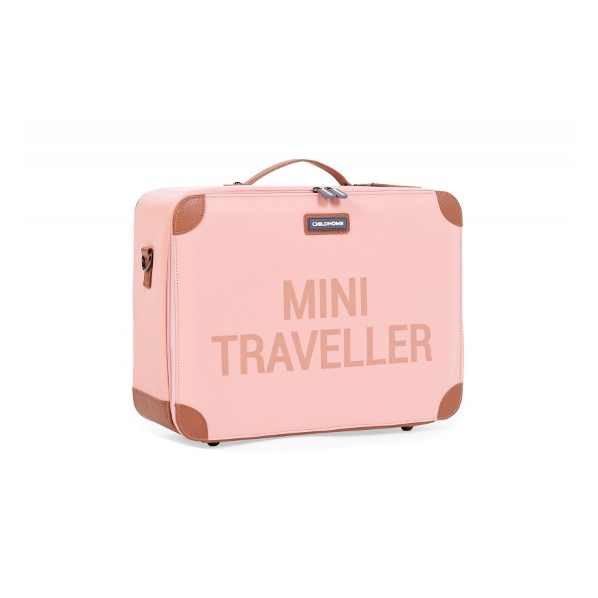 Childhome - Children's travel suitcase COPPER pink