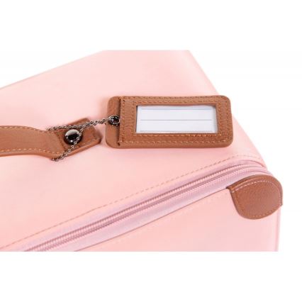 Childhome - Children's travel suitcase COPPER pink