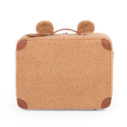 Childhome - Children's travel suitcase TEDDY brown