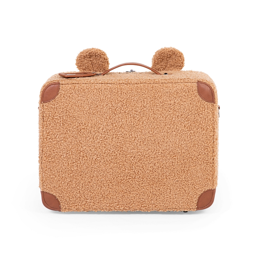 Childhome - Children's travel suitcase TEDDY brown