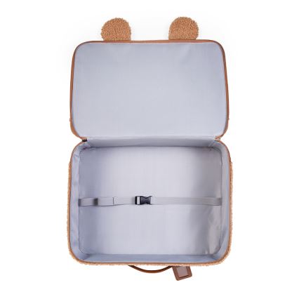 Childhome - Children's travel suitcase TEDDY brown