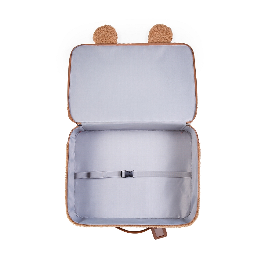 Childhome - Children's travel suitcase TEDDY brown