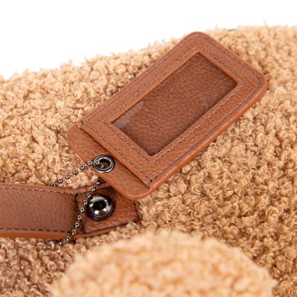 Childhome - Children's travel suitcase TEDDY brown