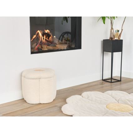 Childhome - Stool FLOWER d. 35 cm creamy