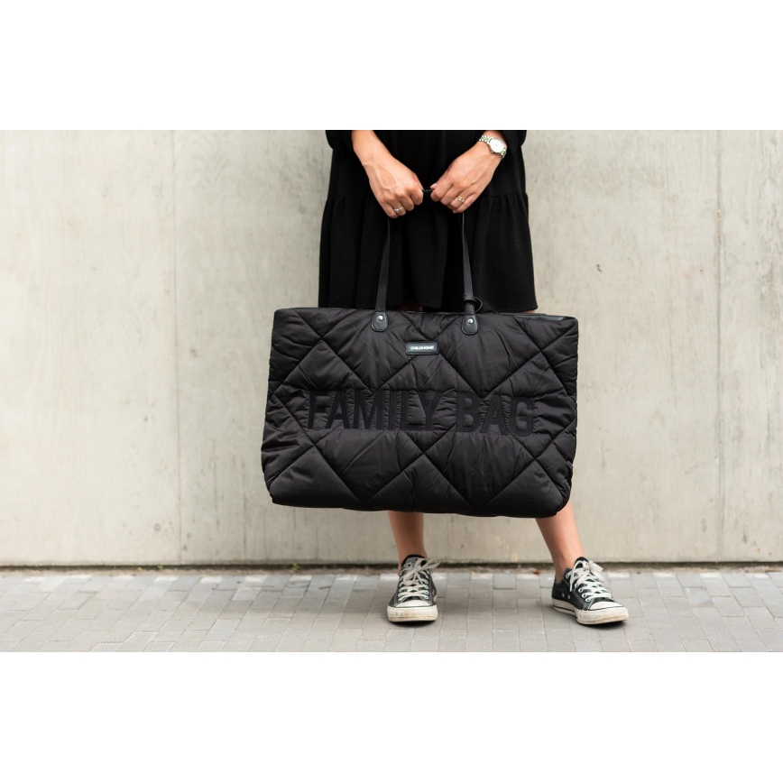 Childhome - Travel bag FAMILY BAG black