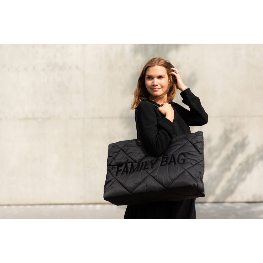 Childhome - Travel bag FAMILY BAG black