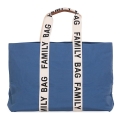 Childhome - Travel bag FAMILY BAG CANVAS blue