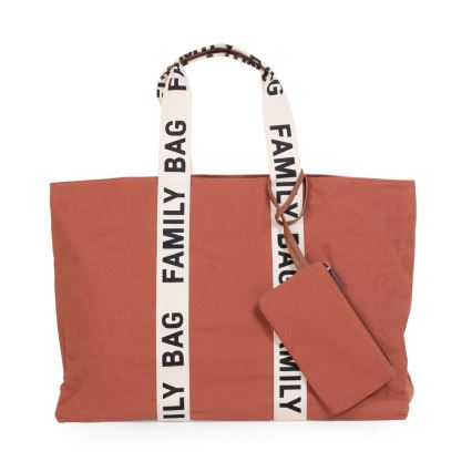 Childhome - Travel bag FAMILY BAG CANVAS orange