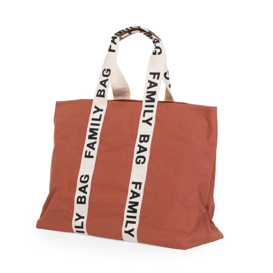 Childhome - Travel bag FAMILY BAG CANVAS orange