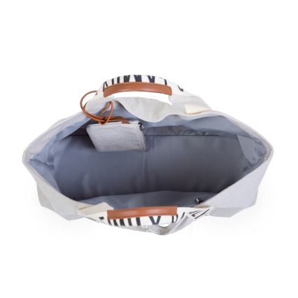 Childhome - Travel bag FAMILY BAG CANVAS white