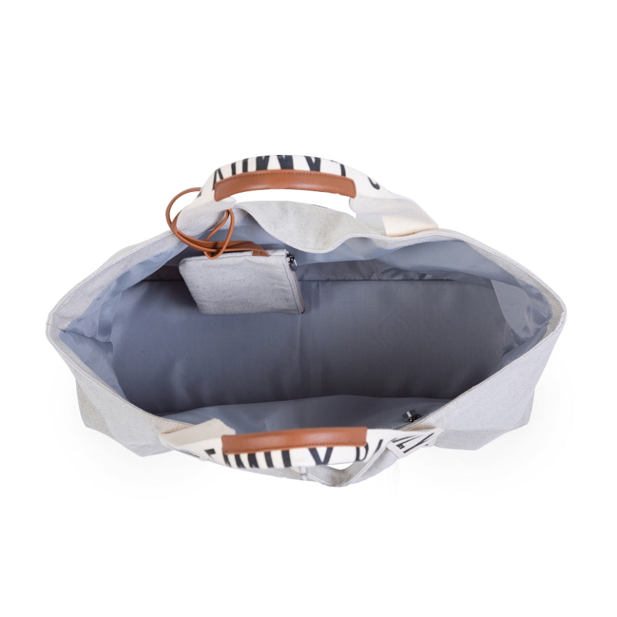 Childhome - Travel bag FAMILY BAG CANVAS white