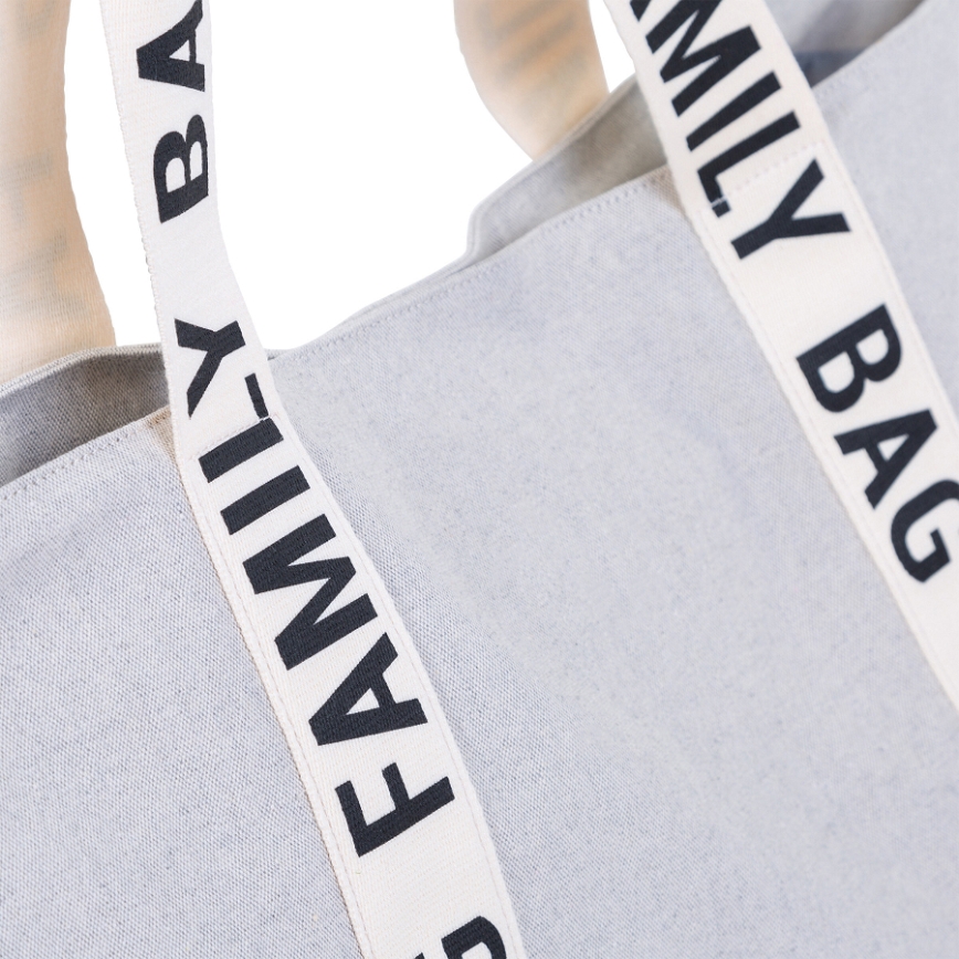 Childhome - Travel bag FAMILY BAG CANVAS white