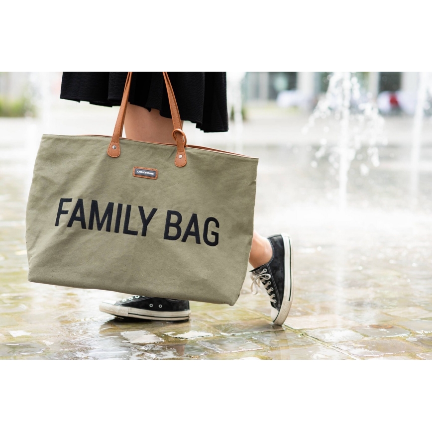 Childhome - Travel bag FAMILY BAG khaki