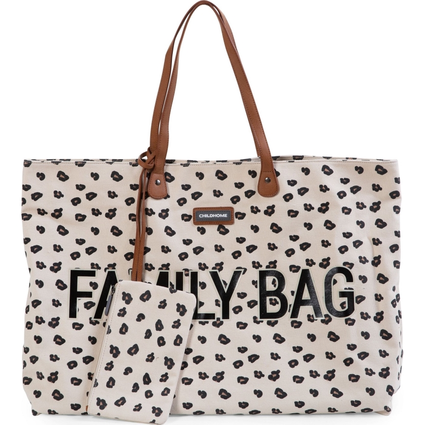 Childhome - Travel bag FAMILY BAG leopard
