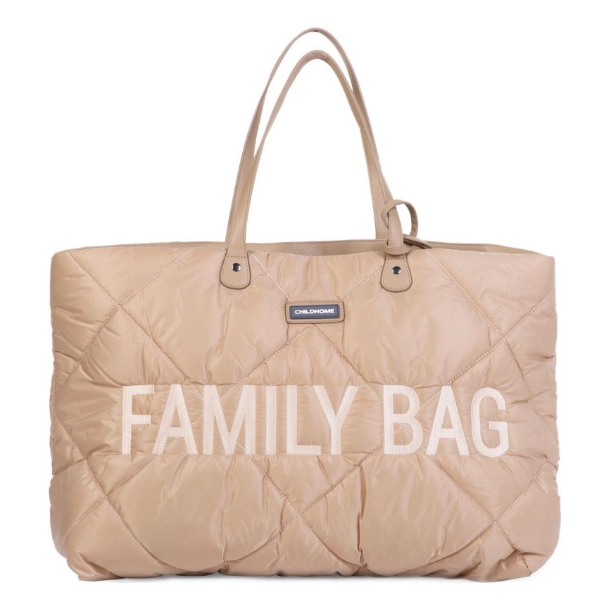 Childhome - Travel bag FAMILY BAG PUFFERED creamy