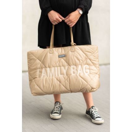 Childhome - Travel bag FAMILY BAG PUFFERED creamy