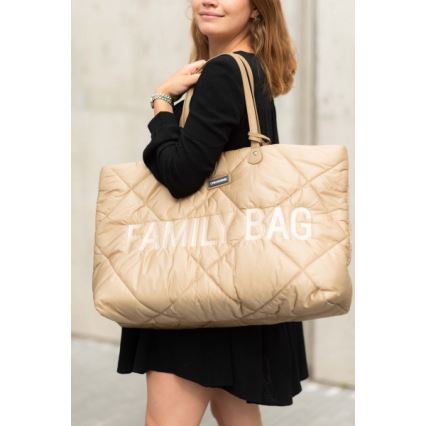Childhome - Travel bag FAMILY BAG PUFFERED creamy