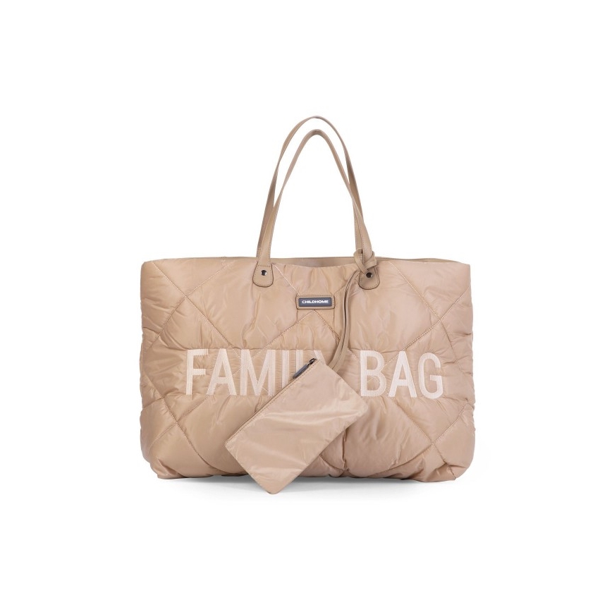 Childhome - Travel bag FAMILY BAG PUFFERED creamy
