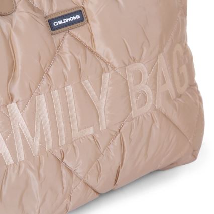 Childhome - Travel bag FAMILY BAG PUFFERED creamy