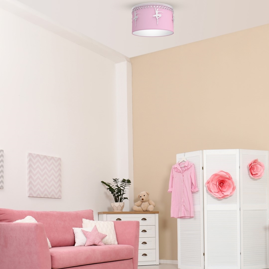 Children ceiling light BALLET 1xE27/60W/230V