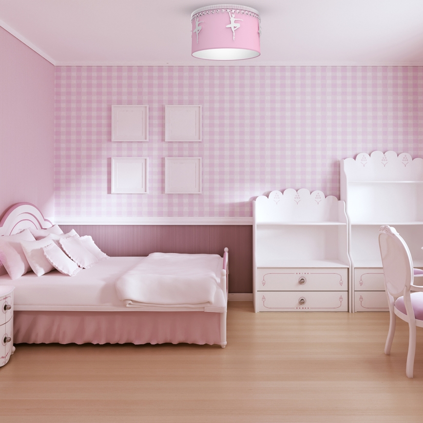 Children ceiling light BALLET 1xE27/60W/230V