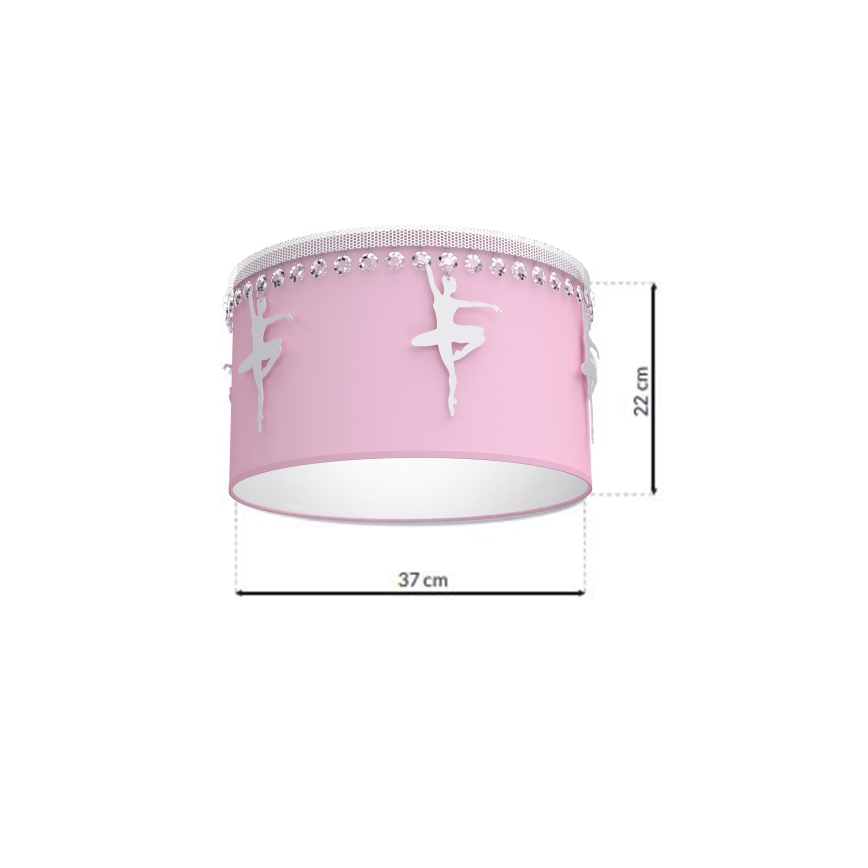 Children ceiling light BALLET 1xE27/60W/230V