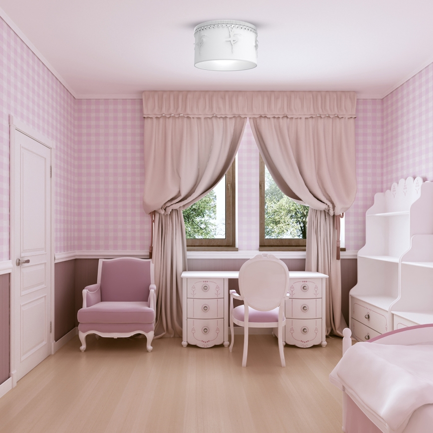 Children ceiling light BALLET 1xE27/60W/230V