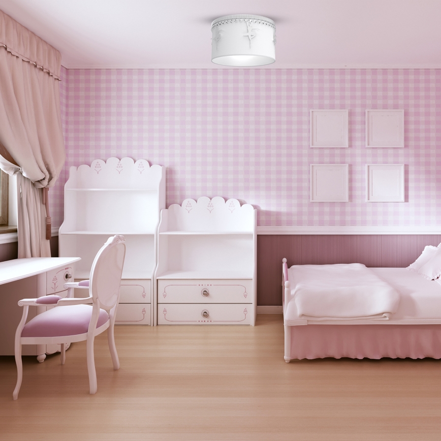 Children ceiling light BALLET 1xE27/60W/230V