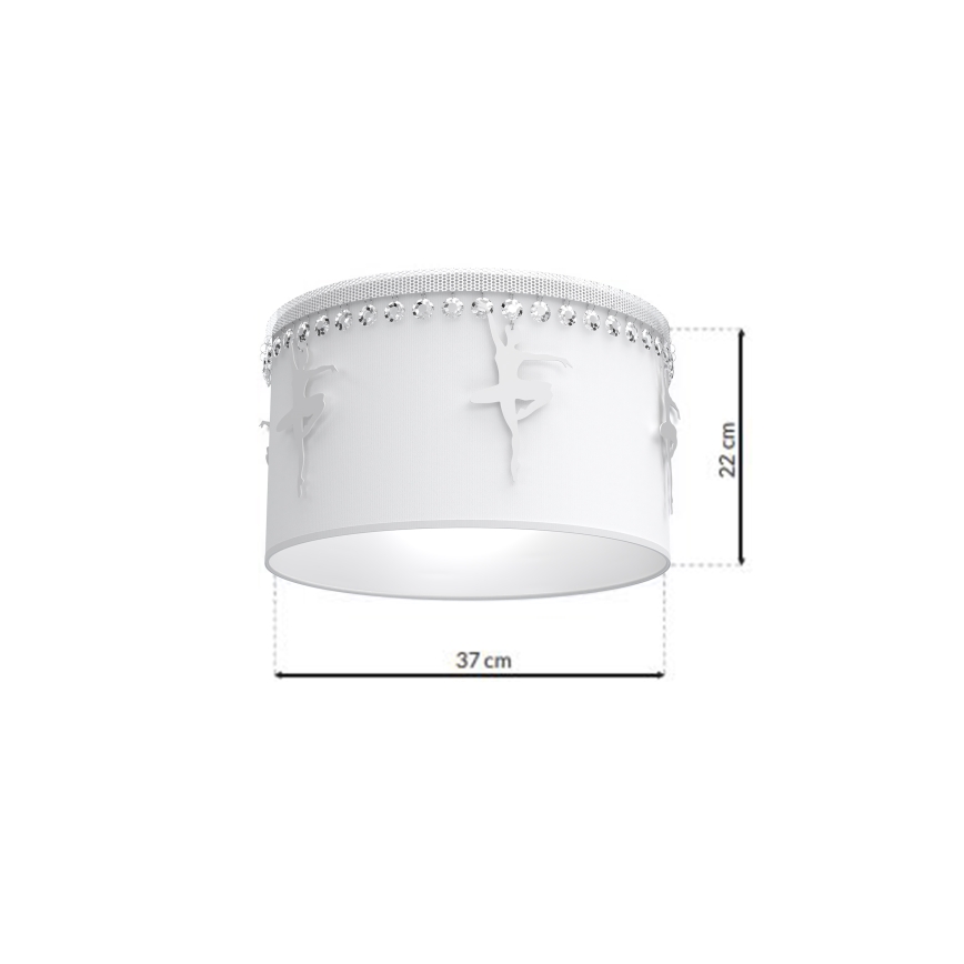 Children ceiling light BALLET 1xE27/60W/230V