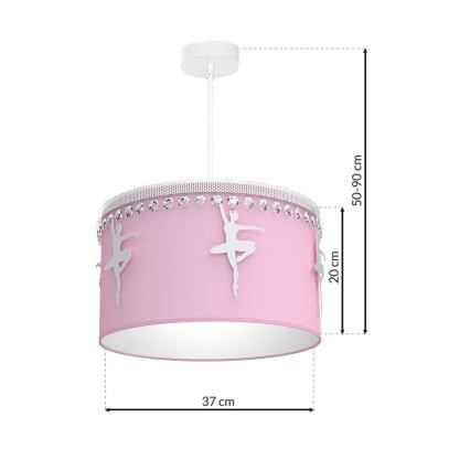 Children chandelier on a string BALETNICA 1xE27/60W/230V