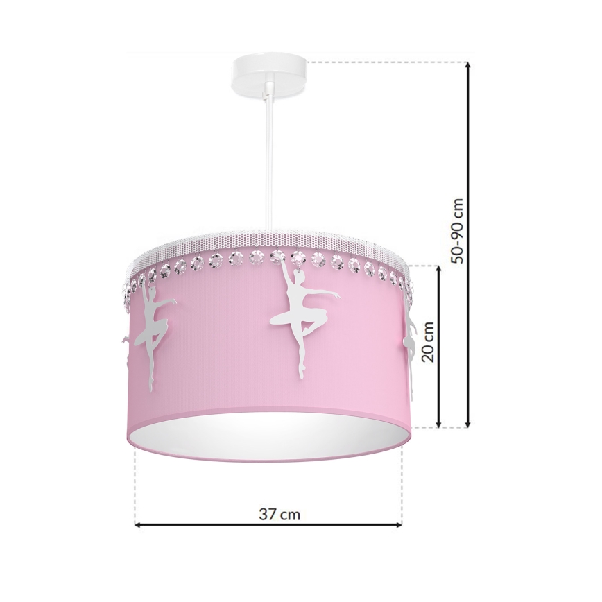 Children chandelier on a string BALETNICA 1xE27/60W/230V